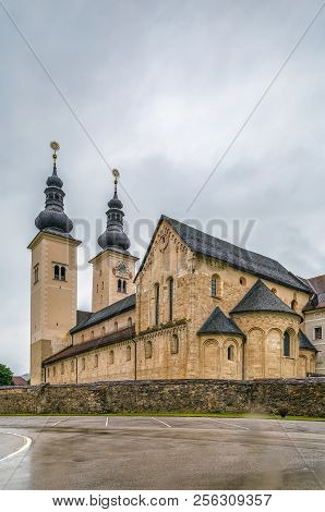 Gurk Cathedral Is A Romanesque Pillar Basilica In Gurk, In The Austrian State Of Carinthia. It Is On