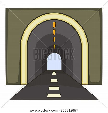 Tunnel Icon. Cartoon Illustration Of Tunnel Icon For Web