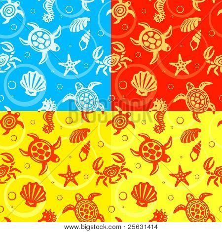 Tartarughe Seamless Pattern