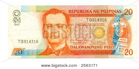 Bill 20 Piso di Filippine, 2002