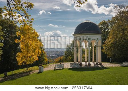 Monopteros Temple At Neroberg In Wiesbaden, Germany