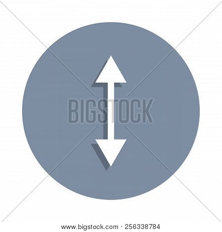 Versatile Arrows Icon In Badge Style. One Of Web Collection Icon Can Be Used For Ui, Ux