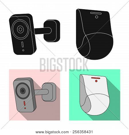 Vector Illustration Of Cctv And Camera Icon. Collection Of Cctv And System Vector Icon For Stock.