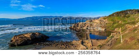 Pacific Coastline With Sutro Baths Ruins In San Francisco, California