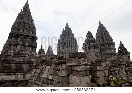 Ancient Prombanan Temple - Yogjakarta - Indonesia