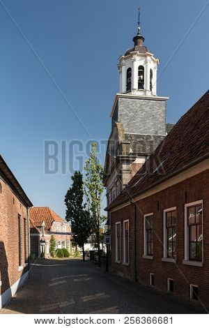 Ootmarsum, Netherlands - July 31, 2018: Ootmarsum Is A Town In The Dutch Province Of Overijssel. It