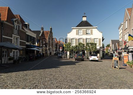 Ootmarsum, Netherlands - July 31, 2018: Ootmarsum Is A Town In The Dutch Province Of Overijssel. It