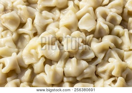 Cropped Shoot Of Tasty Traditional Turkish Ravioli