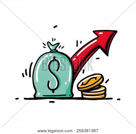 Allocation Vector Illustration. Isolated On White Background.