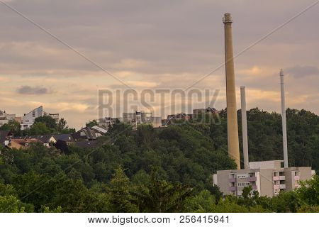 A Part Of Boeblingen On An Late And Cloudy Afternoon