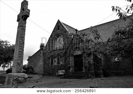 An Exterior View Of The Church At Salen On The Isle Of Mull