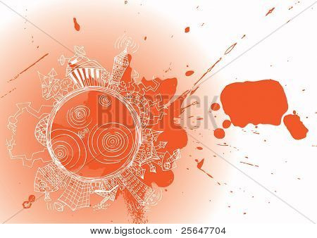 Wunder Welt doodle