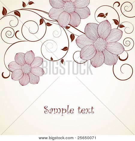 Kaunis kukka tausta kukkia dahlia. Osa design.