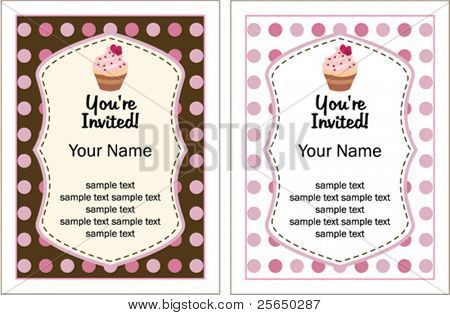 Cute Cupcake cornici