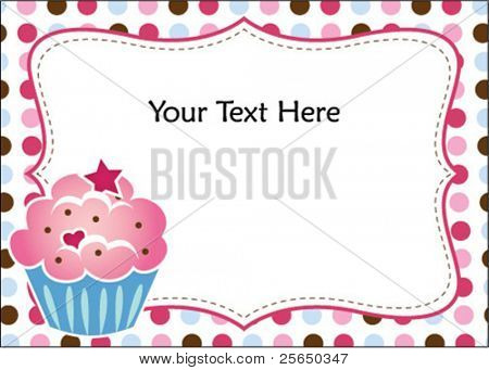 Cute Cupcake invito