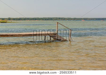Transparent Water On Lake Svitiaz On A Sunny Day (lakes Of Shatsk, Shatsky National Natural Park)