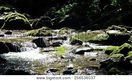 Cascade Of Waterfalls On The Third River. The Republic Of Gorny Altai. Siberia.