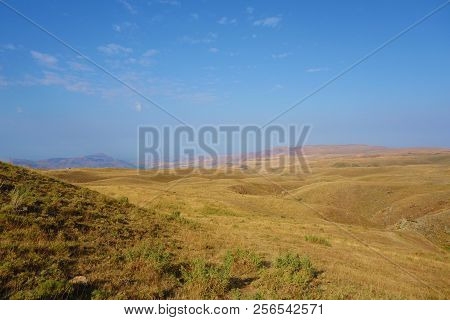 Landscape Of A Hiking Trail Leading From Geghard To Sevaberd Via Azhdahak Volcano In Geghama Mountai