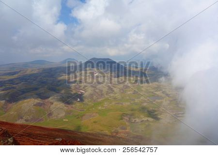 Views From The Top Of Azhdahak Volcano In Geghama Mountains, Armenia