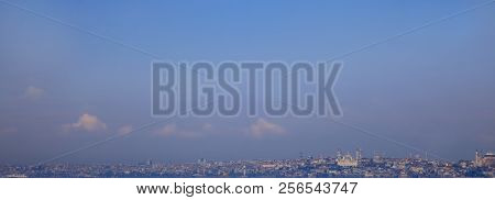 View Of The Fetih, Istanbul. Day. Blue Sky.