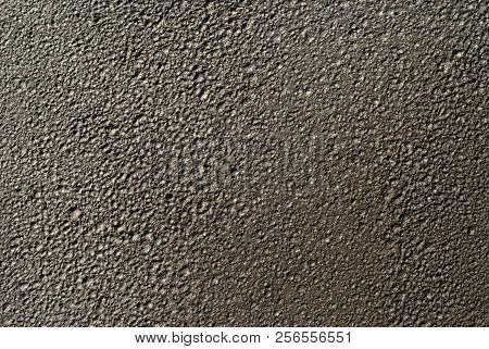 Background, Texture - The Lunar Surface, Top View (in Fact - Wet Clay With Traces Of Rain Drops)