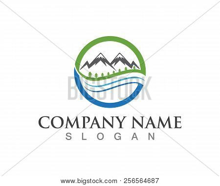 Nature Mountain Logos Business Template Vector Icons