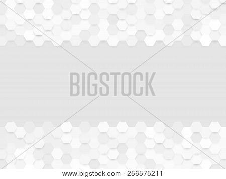 Abstract Gray Hexa Background New Modern Style