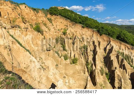 Amazing Sunset View Of Rock Formation Stob Pyramids, Rila Mountain, Kyustendil Region, Bulgaria