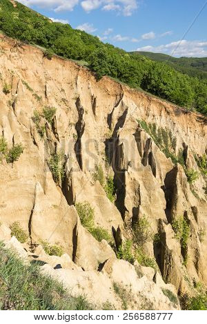 Amazing Sunset View Of Rock Formation Stob Pyramids, Rila Mountain, Kyustendil Region, Bulgaria