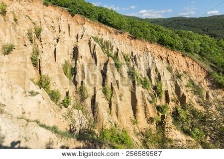 Amazing Sunset View Of Rock Formation Stob Pyramids, Rila Mountain, Kyustendil Region, Bulgaria