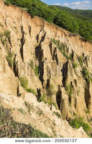 Amazing Sunset View Of Rock Formation Stob Pyramids, Rila Mountain, Kyustendil Region, Bulgaria