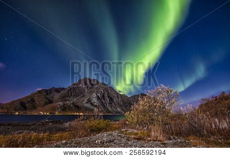 Auroral Displays Appear In Many Colours Although Pale Green And Pink Are The Most Common. Shades Of 