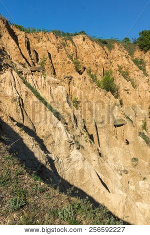 Amazing Sunset View Of Rock Formation Stob Pyramids, Rila Mountain, Kyustendil Region, Bulgaria