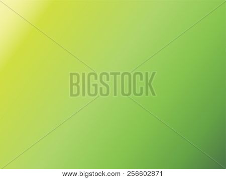 Blurred Natural Green Gradient Vector Abstract Background Design