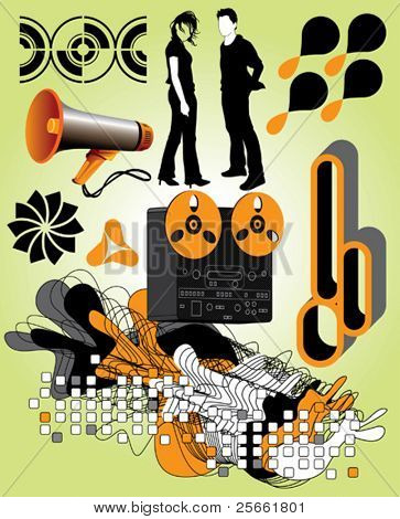 城市设计元素 （签出其他集我们的画廊中的元素）