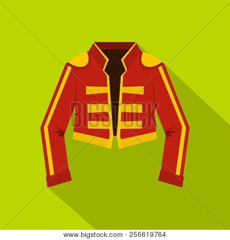 Costume Of Toreador Icon. Flat Illustration Of Costume Of Toreador Icon For Web