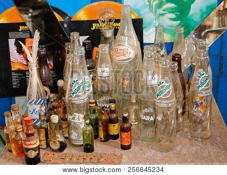 Nova Lima, Brazil - August 25, 2018: Collection Of Old Things Used And Without Restoration In Arts M