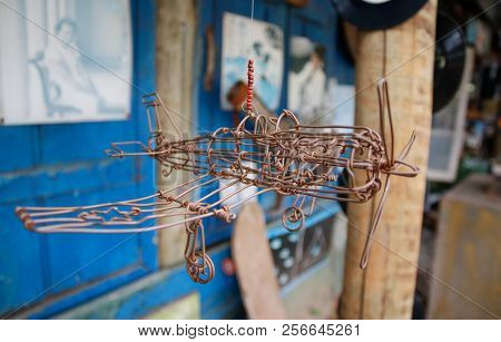 Nova Lima, Brazil - August 25, 2018: Collection Of Old Things Used And Without Restoration In Arts M
