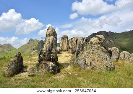 Rock Formations In Macin Mountains