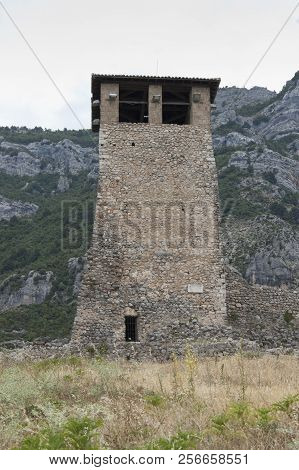 The Ruins Of Castle Of George Castriot (skanderbeg) In Kruja