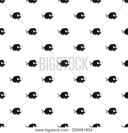 Surgeon Fish Pattern. Simple Illustration Of Surgeon Fish Pattern For Web