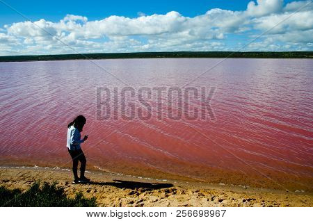 Hutt Lagoon Pink Lake - Western Australia