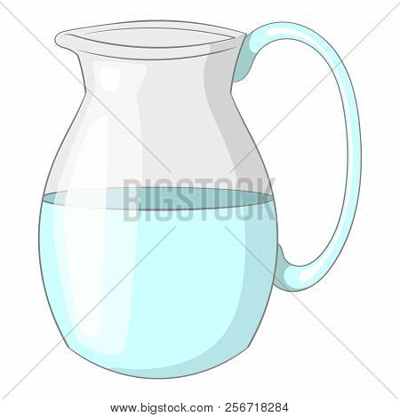 Jug Of Milk Icon. Cartoon Illustration Of Jug Of Milk Icon For Web Design