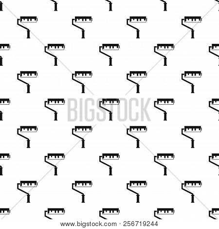 Paint Roller Pattern. Simple Illustration Of Paint Roller Pattern For Web