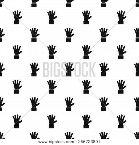 Palm Up Pattern. Simple Illustration Of Palm Up Pattern For Web
