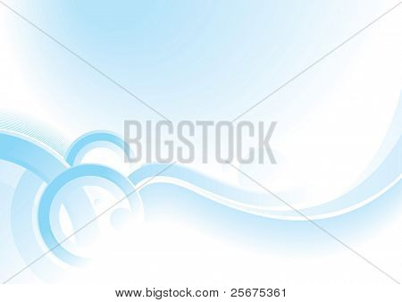image of simple lines and shape background in blue
