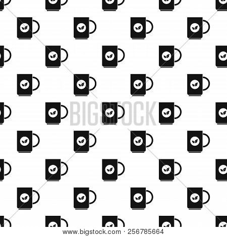 Cup Of Tea Pattern. Simple Illustration Of Cup Of Tea Pattern For Web Design