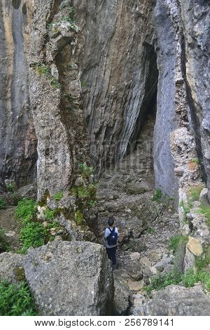 View Of Sa Tappara Canyon In The Heels Of Ulassai