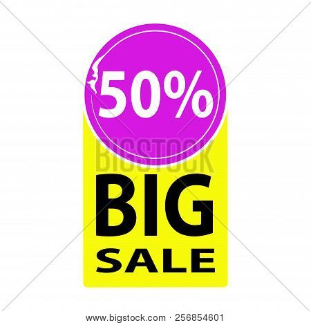 Special Big Sale Label. Vactor Illustration Design