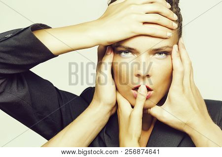 Beauty And Fashion, Makeup And Cosmetics, Skin Care And Healthy Lifestyle, Face And Hands, Speechles